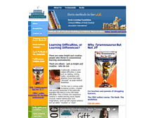 Tablet Screenshot of davislearningfoundation.org.uk
